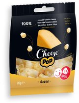 Cheese Pop | Snackpack Gepofte Goudse Kaas | Doos | 17 x 20 g  | Snel afvallen zonder poespas!