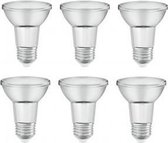6 stuks Osram LED PAR20 E27 5W 2700K Dimbaar