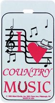Kofferlabel 'I Love Country'