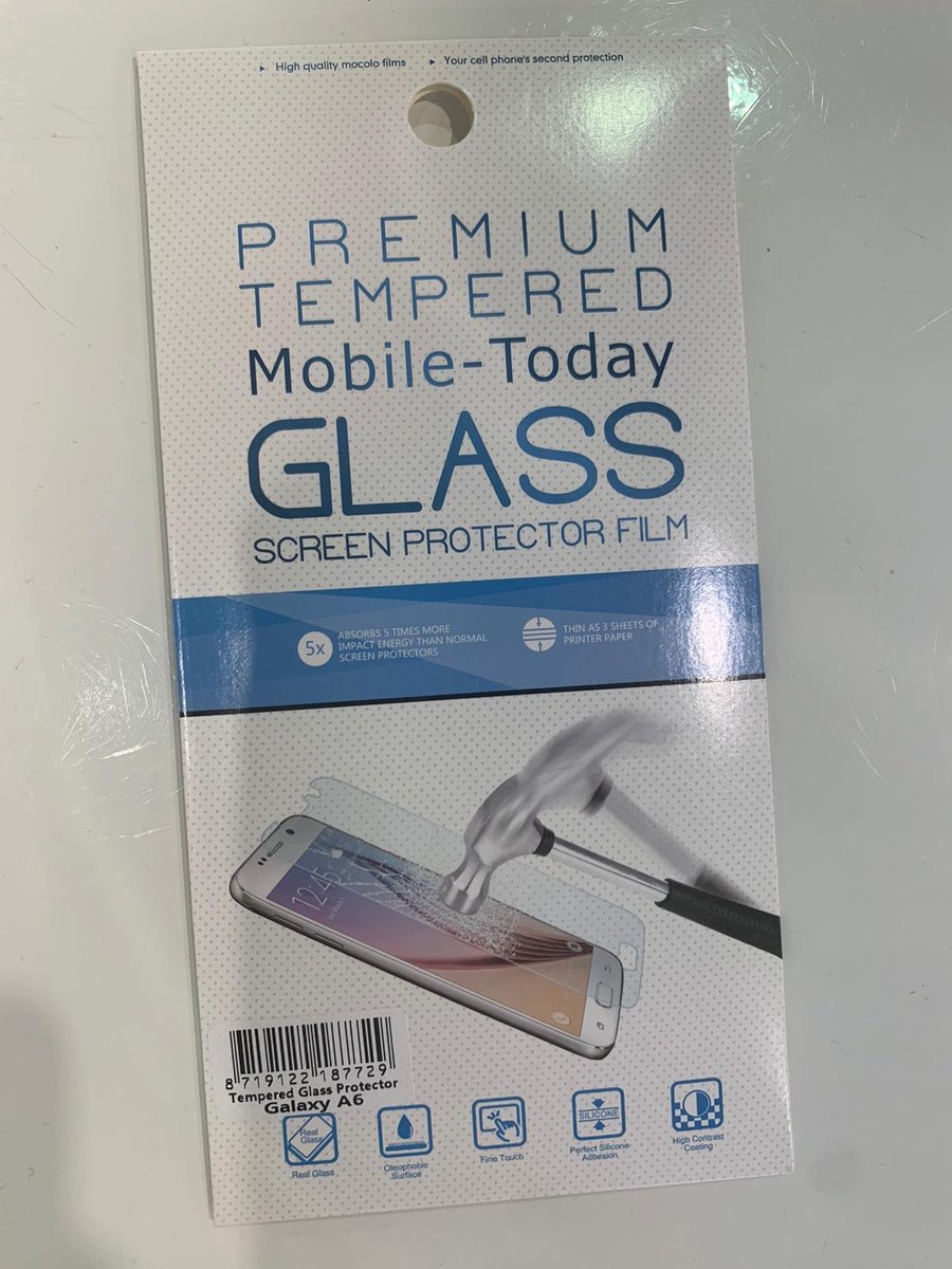 Glazen screen protector voor Samsung Galaxy A6 (2018)