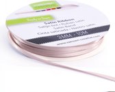 Vaessen Creative Satijn lint - Beige - Dubbelzijdig - 3mm x 10m