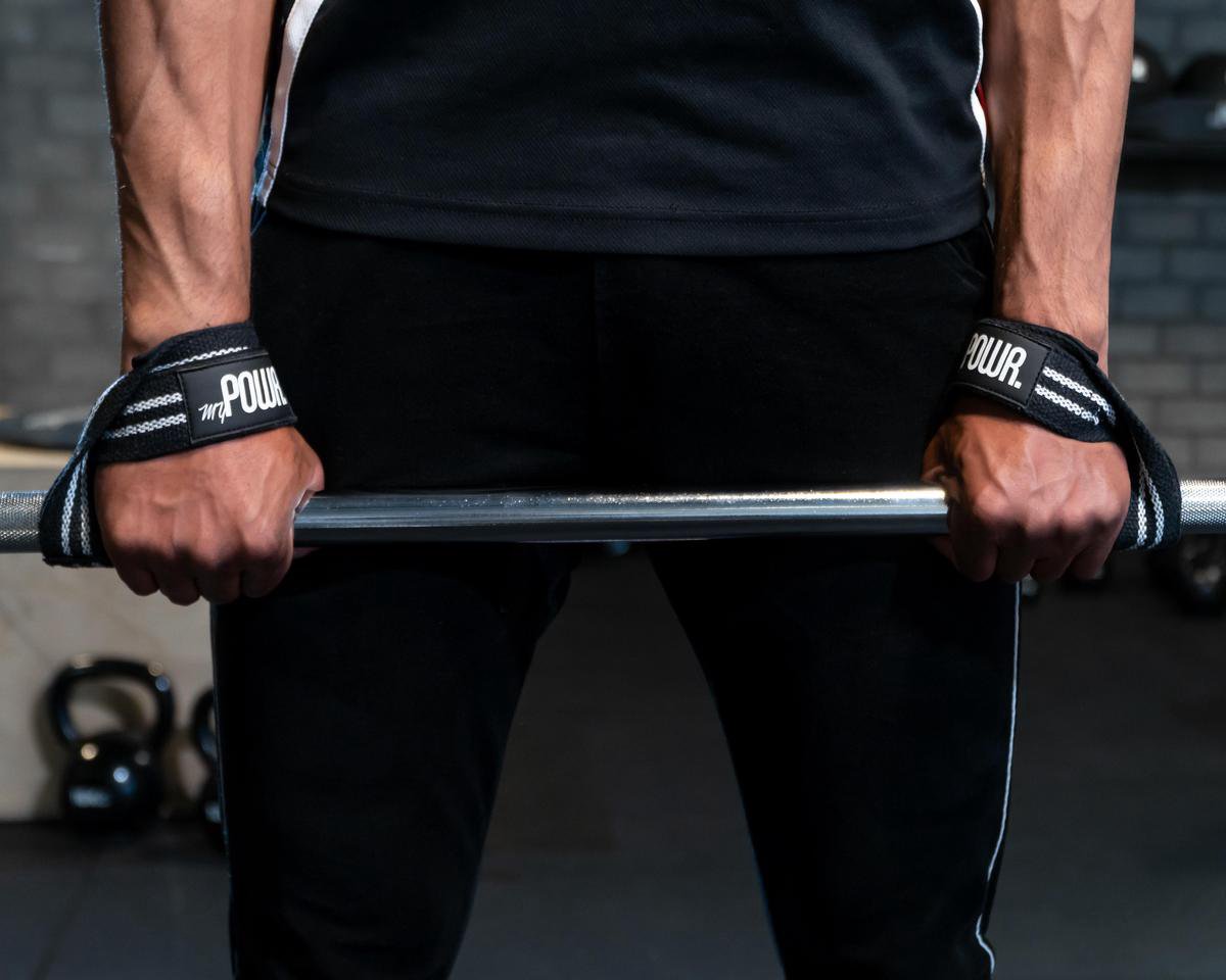 MYPOWR. 8 Figure Straps Deadlift Lifting Straps Anti Slip