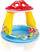 Intex Baby Zwembad| 102 cm - Paddenstoel - Zonnedakje - Zomer
