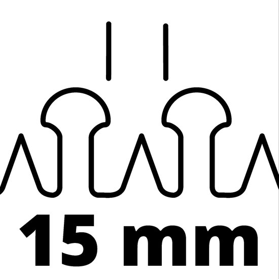 Einhell Accu Heggenschaar GC-CH 1846 Li Solo - Power X-Change - 18 V/Li-ion - Snoeilengte: 46 cm - Tandafstand: 15 mm - Ergonomische handgreep - Excl. accu en lader