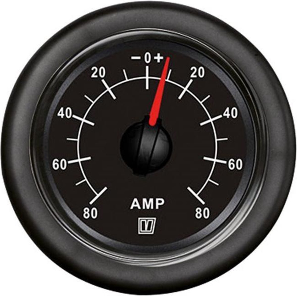 Vetus Ampèremeter 150a 12-24v Zwart 52 mm