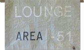 Schilderij - Wandkleed Lounge Area