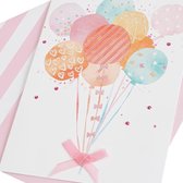 Kaart | ballonnen | moederdagkaart | kaart + envelope - 2 stuks