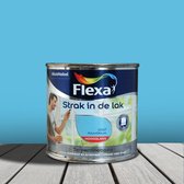 Flexa Strak In De Lak Zijdeglans - Azuurblauw - 0,75 liter
