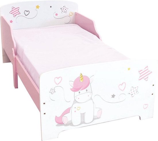 Unicorn Peuter Bed   - 70 x 140 cm - Roze - Unicorn