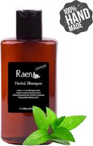 Raen Kruiden Shampoo Mint (roos en jeukende hoofdhuid) - 220 ml 100% HANDMADE