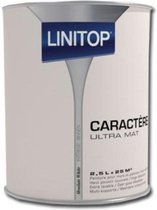 Linitop muur en plafondverf 'Caractere' absolute white mat 2,5L