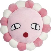 Luckyboysunday Kussen Bloem Junior 33 Cm Polyester Roze