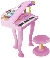 Grote Piano Disney Prinses - Electrische Piano - Met Microfoon en Kruk