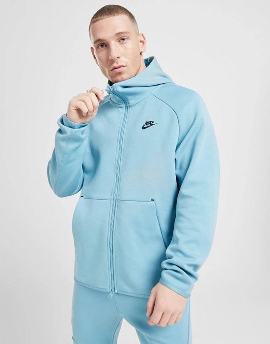 bol.com | Nike Sportswear Tech Fleece Hoody Heren Sporttrui - ICEBLUE- S