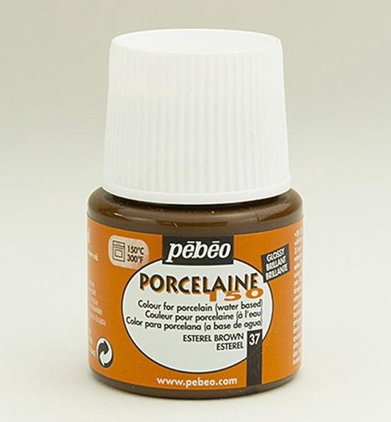 Pébéo porseleinverf 57 Copper Pink - 45 ml • Dots Design.nl