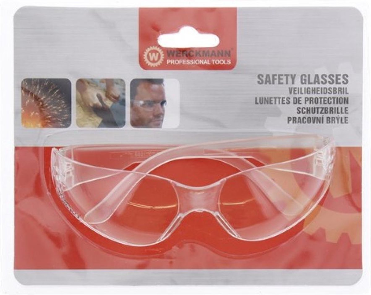 Veiligheidsbril -Bescherming - Werkbril - Brillen - Geschikt voor  brildragers -... | bol.com
