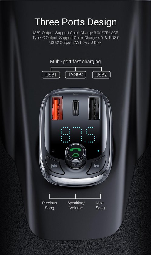 Baseus InAuto FM Transmitter 