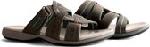 Travelin Asker Lady - Leren Outdoor Slippers - Wandelsandalen - Grijs - Maat 36