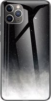 Apple iPhone 11 – Zwart Glazen Galactic Space hoesje