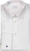 Eton Overhemd Wit Getailleerd - Maat EU40 - Mannen - Never out of stock Collectie - Katoen