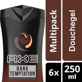 Axe Dark Temptation Douchegel - 6 x 250 ml - Voordeelverpakking
