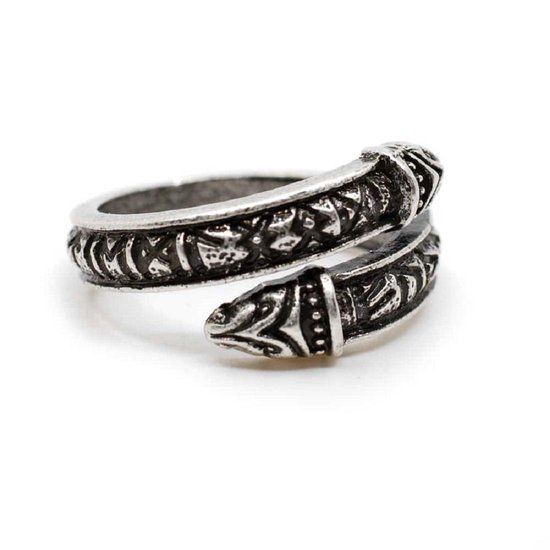 Verstelbare Viking Ring Runen Zilverkleurig | bol.com