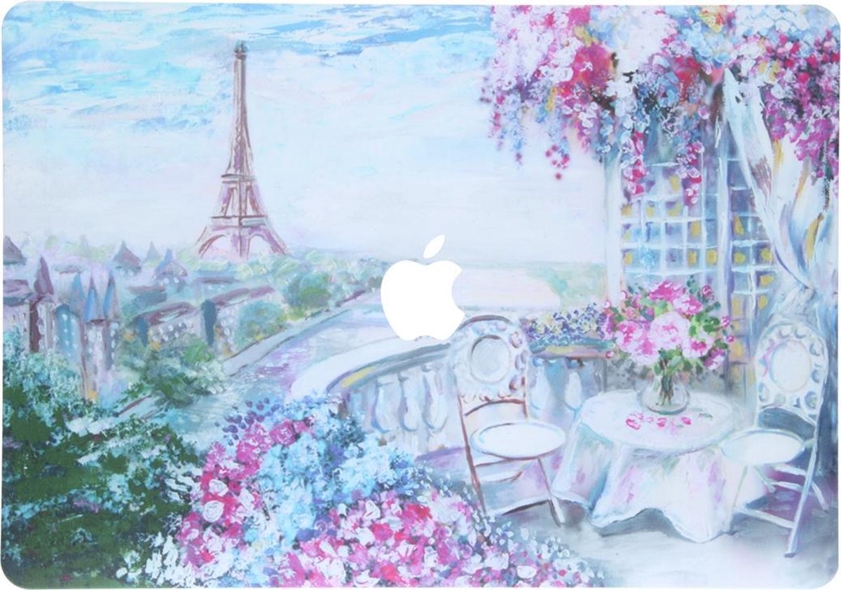 Design Hardshell Cover Geschikt voor de MacBook Pro 13 inch (2016-2019) - A1708 / A2159 - When in Paris