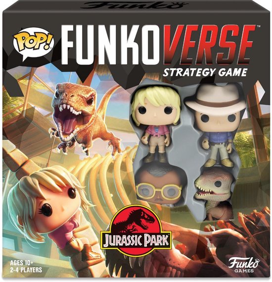 Thumbnail van een extra afbeelding van het spel Funko Pop! Funkoverse Jurassic Park 100 Base Set