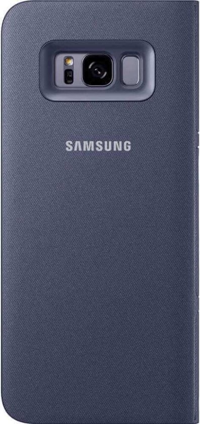 informatie terugtrekken Mew Mew Samsung Galaxy S8 Plus Led View Hoesje Paars Origineel | bol.com