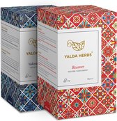 2 Doosjes-Combinatie van Recover thee en Valerian thee -Yalda Herbs kruidenthee-36 PLA piramide Theezakjes