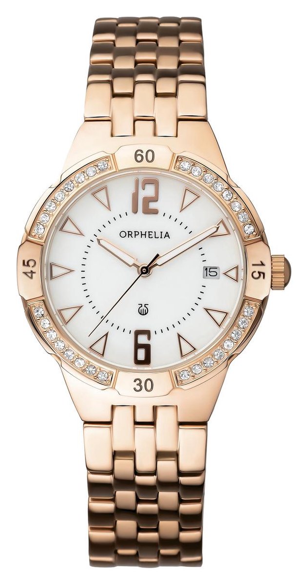 Orphelia 153-4708-17 - Horloge - Staal - Rosékleurig - 35 mm