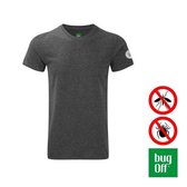 BugOff - insectwerende heren T-Shirt grijs