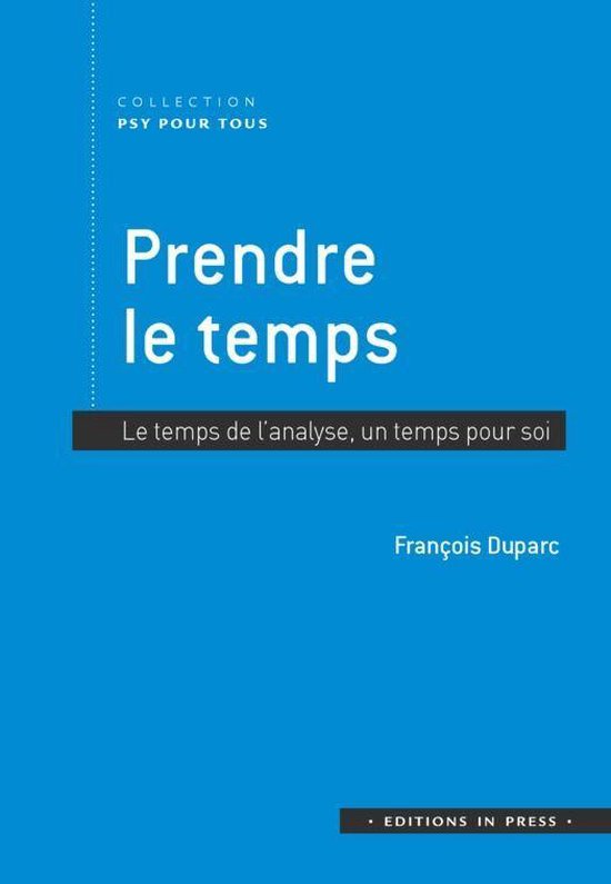 Psy Pour Tous - Prendre le temps - cover