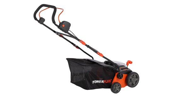 Powerplus POWDPGSET34 Verticuteermachine - 40V - 36 cm maaibreedte - 45 liter opvangzak - met beluchter