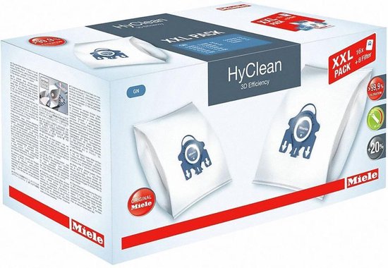 HyClean 3D Efficiency GN XXL-pack - Stofzuigerzakken - 16 stuks
