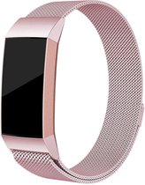 Milanees Bandje - Sportbandje - Fitbit Charge 3 & 4 - Rose Pink