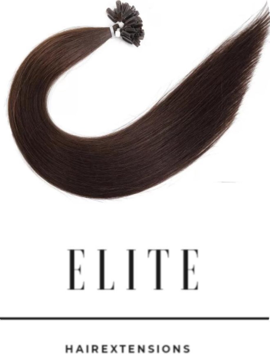 Elite Hairextensions - 100% Remy Hair - Kleur 4 - Chocoladebruin
