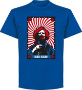 Lalas Psychadelic USA T-Shirt - Blauw - XXXL