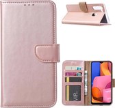Samsung Galaxy A21 - Bookcase Rose Goud - portemonee hoesje