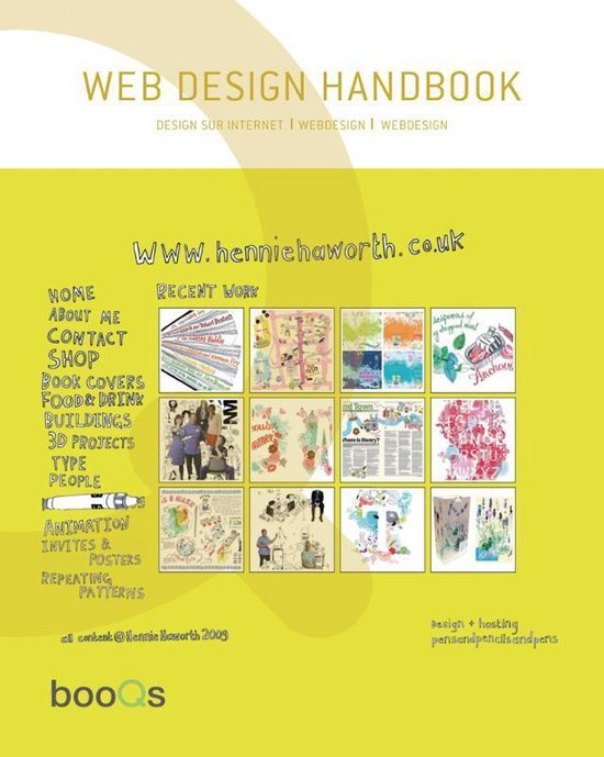 Cover van het boek 'Web Design Handbook'