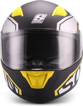 SOXON ST-1001 RACE integraal helm, motorhelm, scooterhelm ECE keurmerk, Geel, L hoofdomtrek 59-60cm