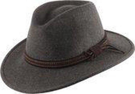 Vilt hoed Scippis Austin grijs XL
