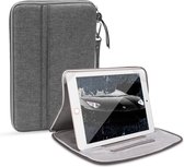 Tablet PC universele draagbare schokbestendige binnentas Beschermhoes voor iPad 9,7 inch / Air 3 / Mini 4/3/2/1, met houder (grijs)