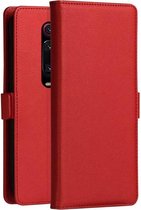 DZGOGO MILO-serie PC + PU horizontale flip lederen tas voor Xiaomi Redmi K20 / K20 Pro, met houder en kaartsleuf en portemonnee (rood)