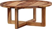 Salontafel Massief hout- koffietafel (Incl LW3D Klok) coffee table woonkamertafel