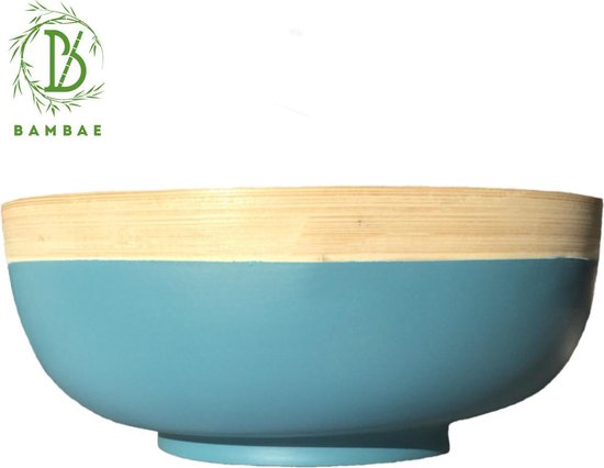 Bambae - Slabak  - Bamboe - Blauw - 30cm diameter - Bambae
