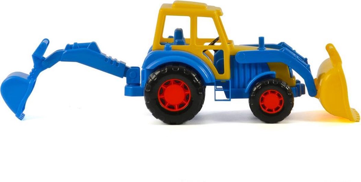 Polesie Tractor met Voorlader Blauw