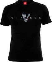 Vikings Heren Tshirt -XXL- Welcome Zwart