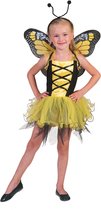 Costume de papillon | Papillon jaune Villeintje | Fille | 3 à 5 ans | Costume de carnaval | Déguisements