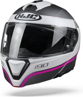 HJC I90 DAVAN Grijs Systeemhelm - Motorhelm  - Maat M